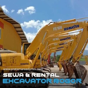 sewa excavator bogor